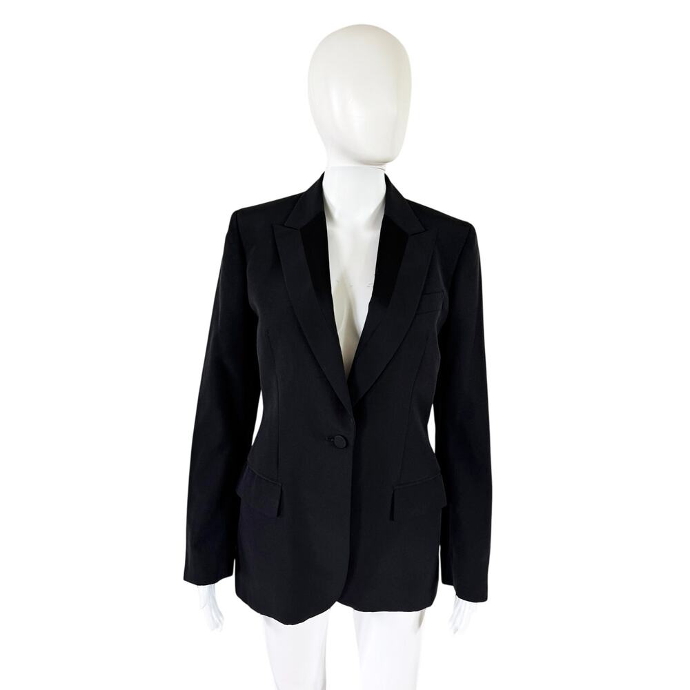 Tom Ford Vintage Gucci Black Tuxedo Blazer Women's Single Button Tailored Jacket